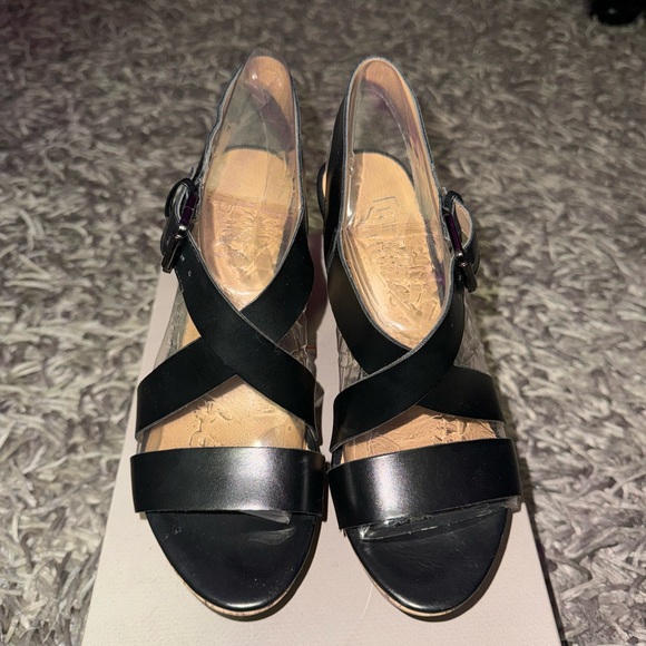 Black Wedges Size 6 - Picture 3 of 7